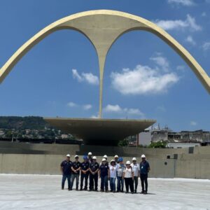 Comissão de Análise e Prevenção de Acidentes do CREA-RJ faz visita técnica ao Sambódromo do Rio de Janeiro