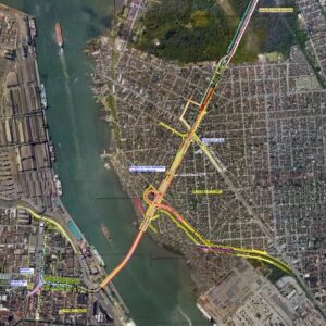 Brasil terá primeiro túnel subaquático ligando os municípios de Santos e Guarujá, em São Paulo