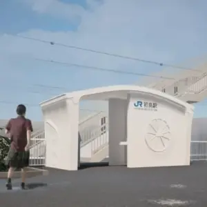 Japão constroi primeira estação ferroviária inteiramente criada numa impressora 3D