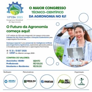 Contagem regressiva para o Congresso Estadual de Agronomia