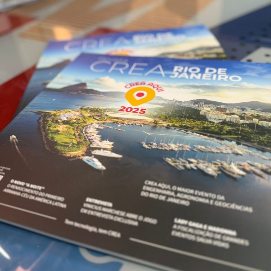 Edição impressa da revista CREA RIO DE JANEIRO amplia comunicação com profissionais e instituições