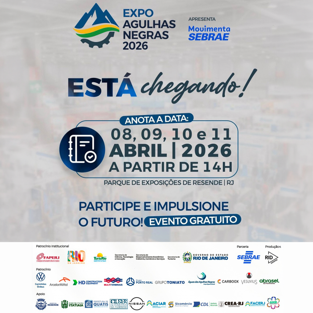 Expo Agulhas Negras 2026 promete impulsionar desenvolvimento regional e conexões estratégicas no Sul Fluminense