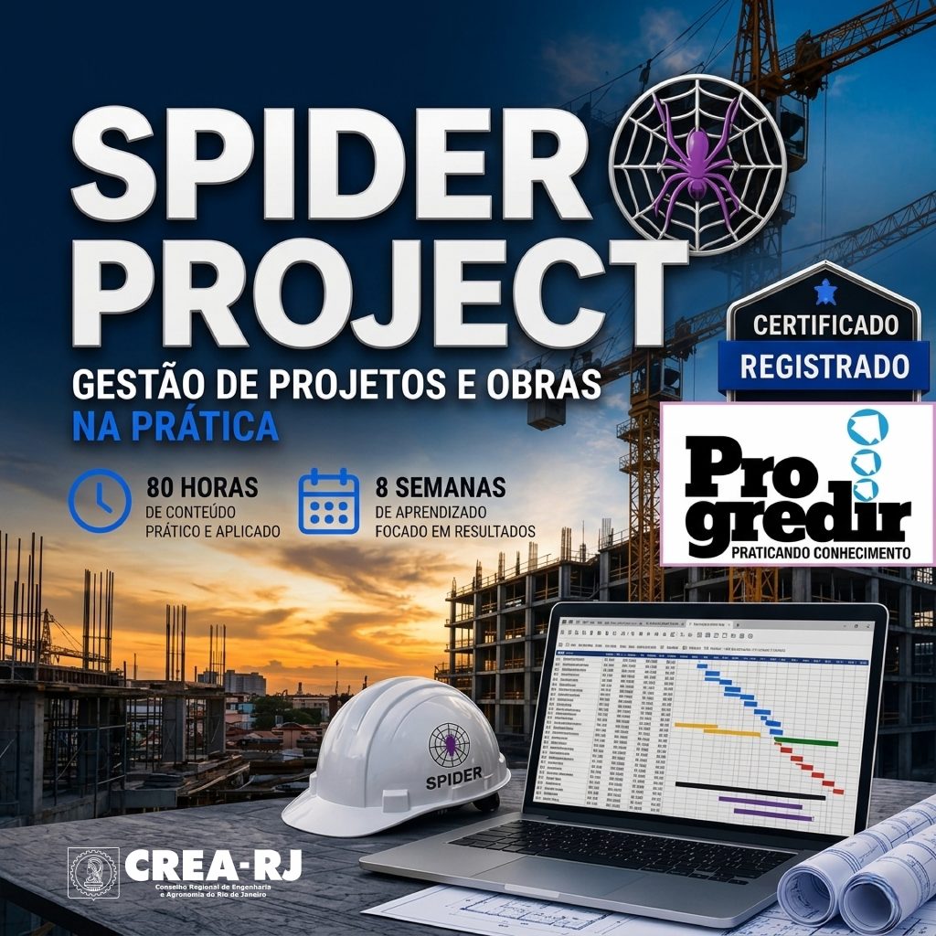 Abertas as inscrições para o Spider Project: Gestão de Projetos e Obras na Prática