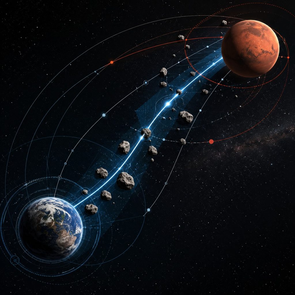 Pesquisador brasileiro propõe rota interplanetária que pode reduzir tempo de viagens a Marte