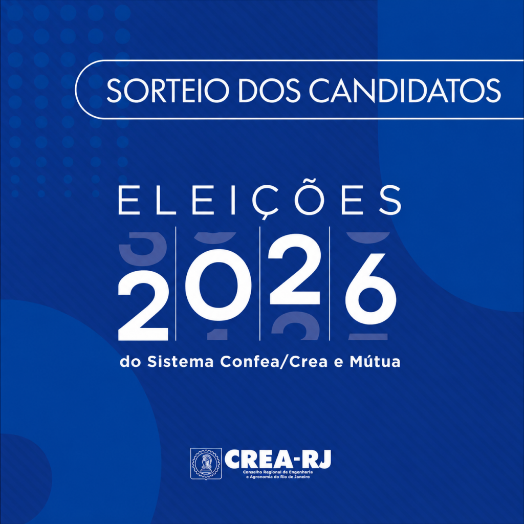 Sorteio define ordem dos candidatos na cédula eleitoral eletrônica das Eleições CREA-RJ 2026