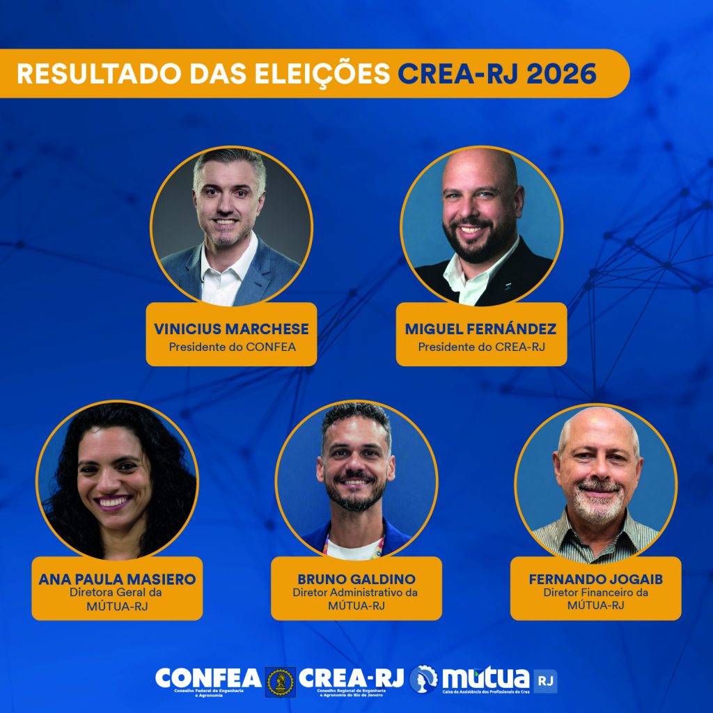 Eleições CREA-RJ 2026: Confira o resultado